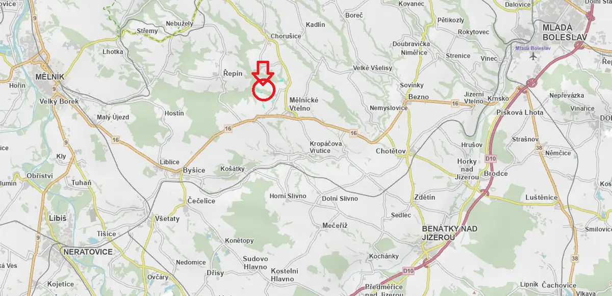 Prodej pozemku 59 m², Mělnické Vtelno - Drnovice