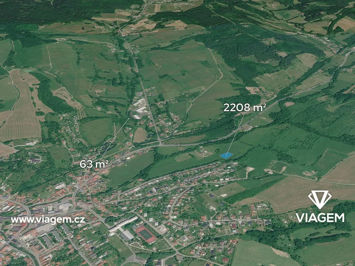 Prodej pozemku 1135 m², Vizovice · okres Zlín