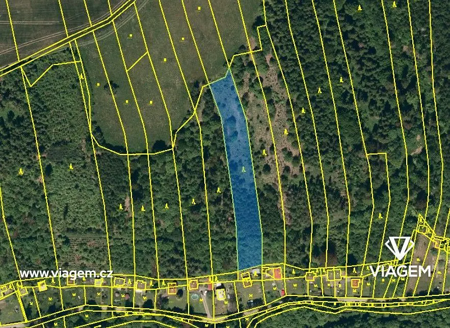 Prodej pozemku 3777 m², Benkovice · Hradec nad Moravicí