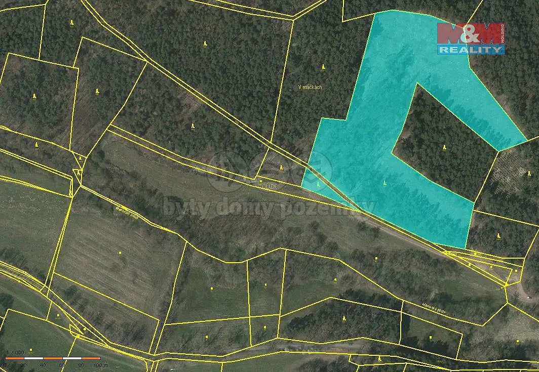 Prodej pozemku 26262 m², Přechovice · okres Strakonice
