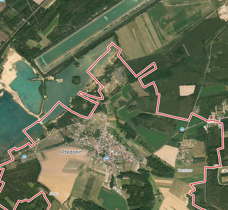 Prodej pozemku 15382 m², Bechlín - Předonín · okres Litoměřice