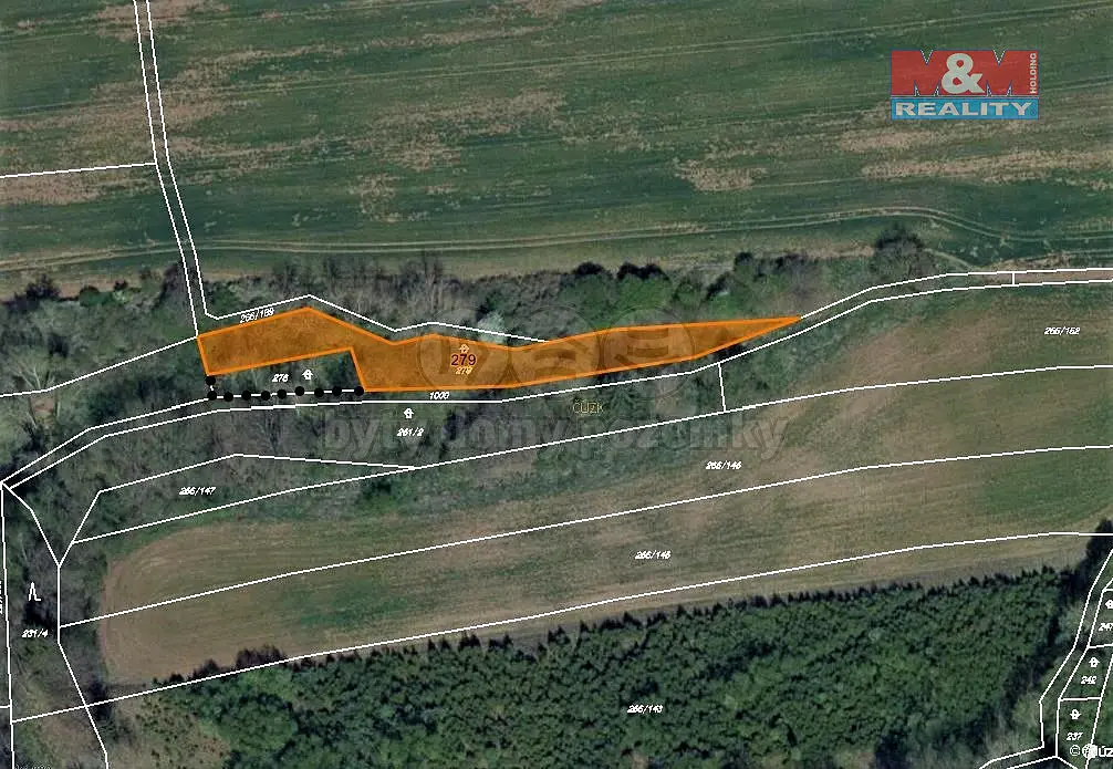 Prodej pozemku 477 m², Tuchořice · okres Louny