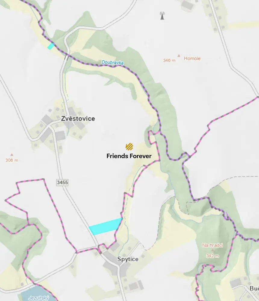 Prodej pozemku 11865 m², Zvěstovice · okres Havlíčkův Brod