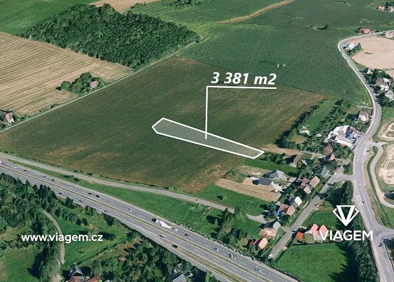 Prodej pozemku 3381 m², Dobrá u Frýdku-Místku · Dobrá