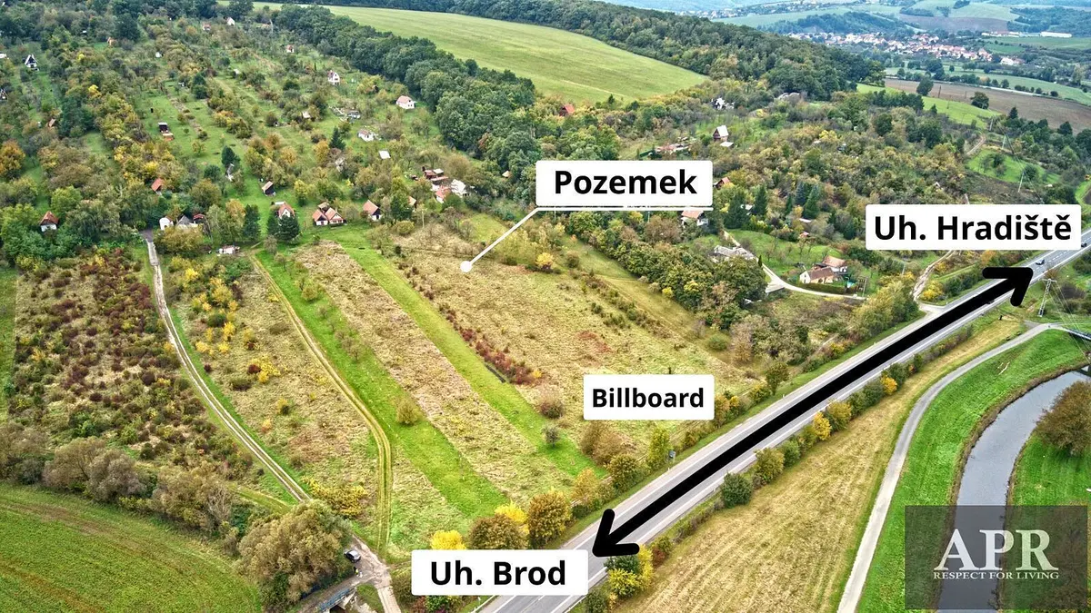 Prodej pozemku 394 m², Uherský Brod · okres Uherské Hradiště