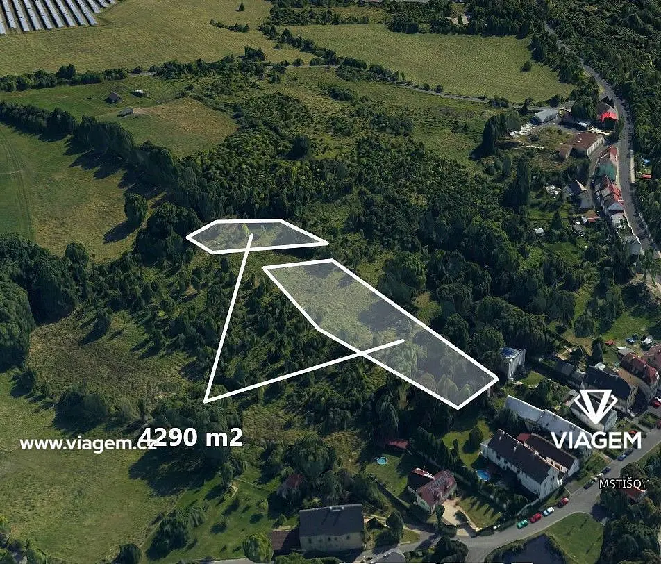 Prodej pozemku 740 m², Dubí · okres Teplice