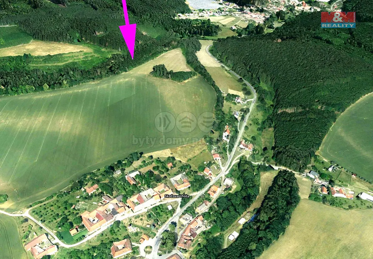 Prodej pozemku 247 m², Malá Roudka - Skočova Lhota · okres Blansko