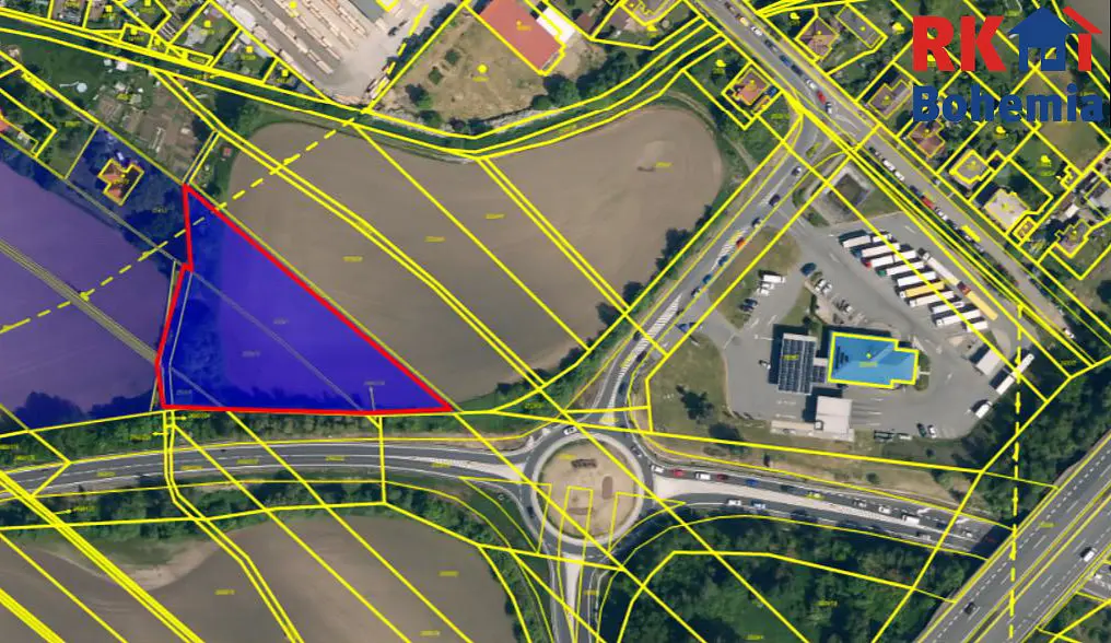 Prodej pozemku 4201 m², Mírová · Mnichovo Hradiště