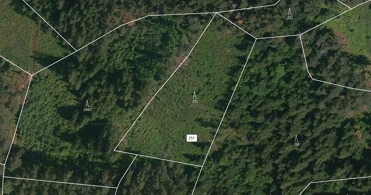 Prodej pozemku 46 m², Přechovice · okres Strakonice
