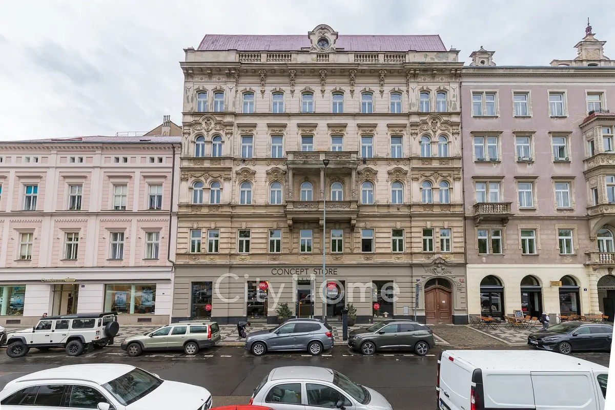Prodej komerčního prostoru 450 m², Karlínské náměstí · Karlín