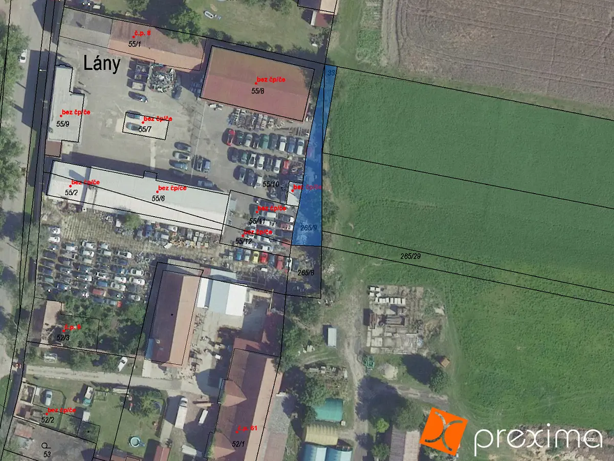 Prodej pozemku 24 m², Kostomlaty nad Labem · okres Nymburk