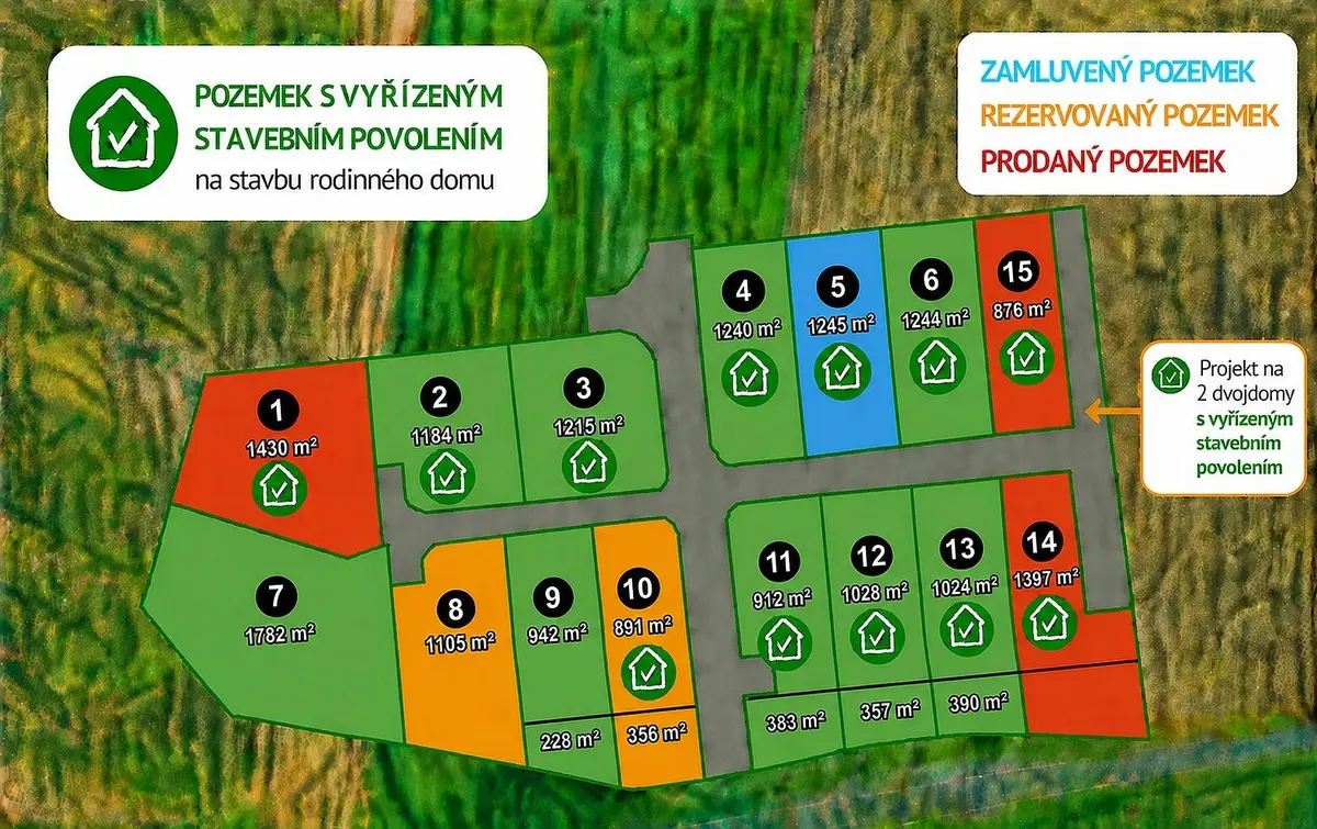Prodej pozemku 105 m², Blatnice · okres Plzeň-sever