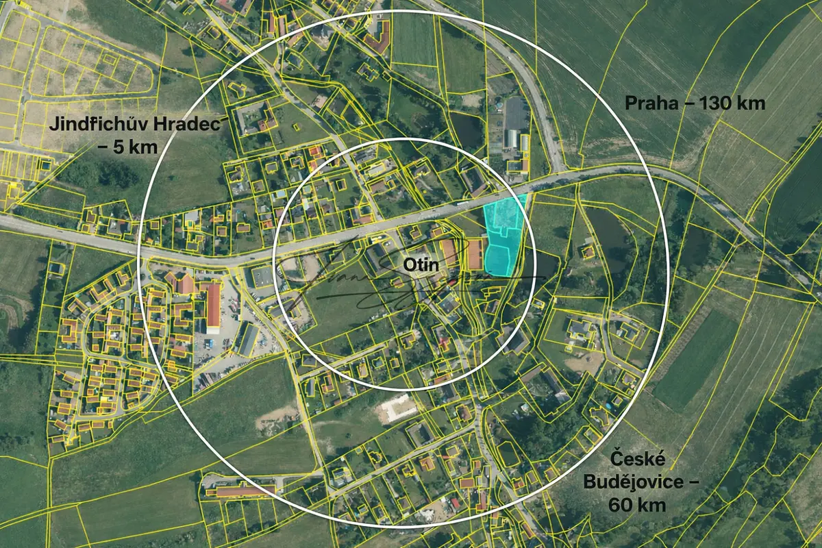Prodej pozemku 915 m², Jindřichův Hradec