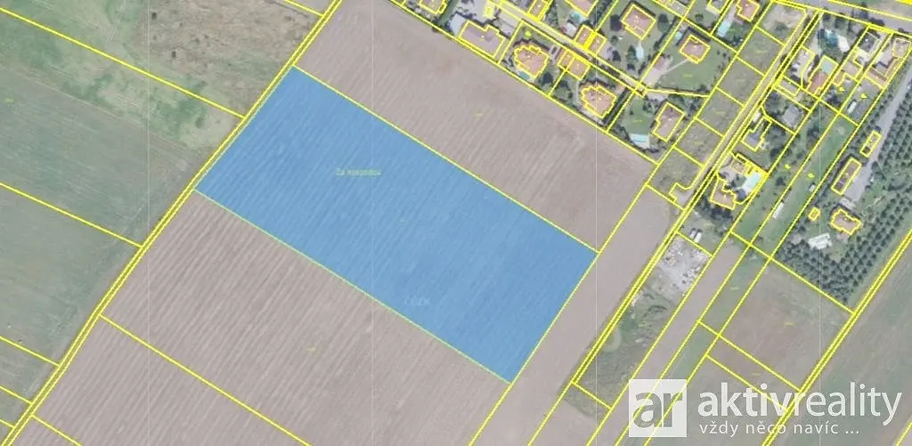 Prodej pozemku 11950 m², Ve Dvoře · Jiřice u Kostelce nad Labem · Kostelec nad Labem