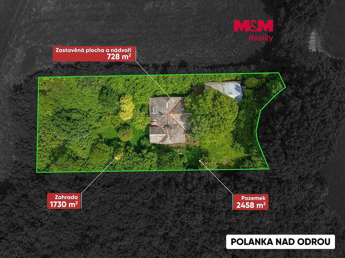 Prodej domu 300 m², Hraničky · Polanka nad Odrou · Ostrava