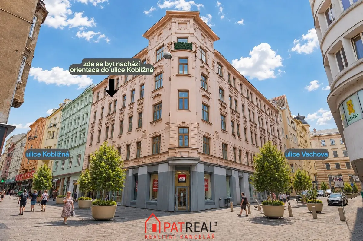 Prodej bytu 4+kk 116 m², Vachova · Město Brno · Brno