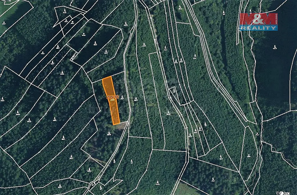 Prodej pozemku 205 m², Lhota u Vsetína · okres Vsetín
