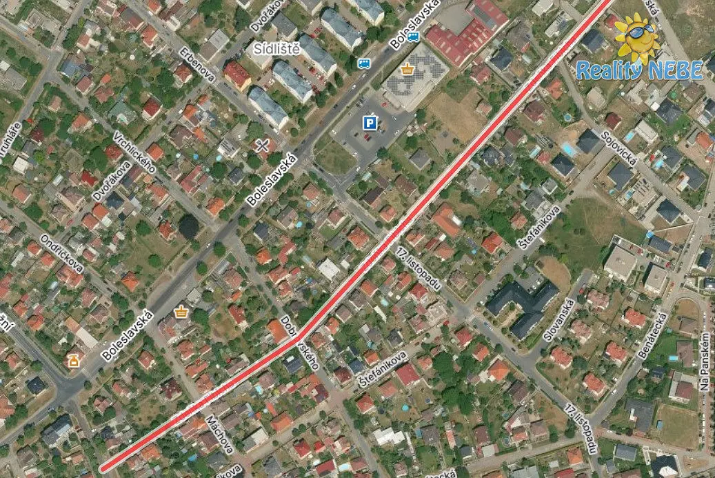 Prodej pozemku 524 m², Brandýs nad Labem-Stará Boleslav