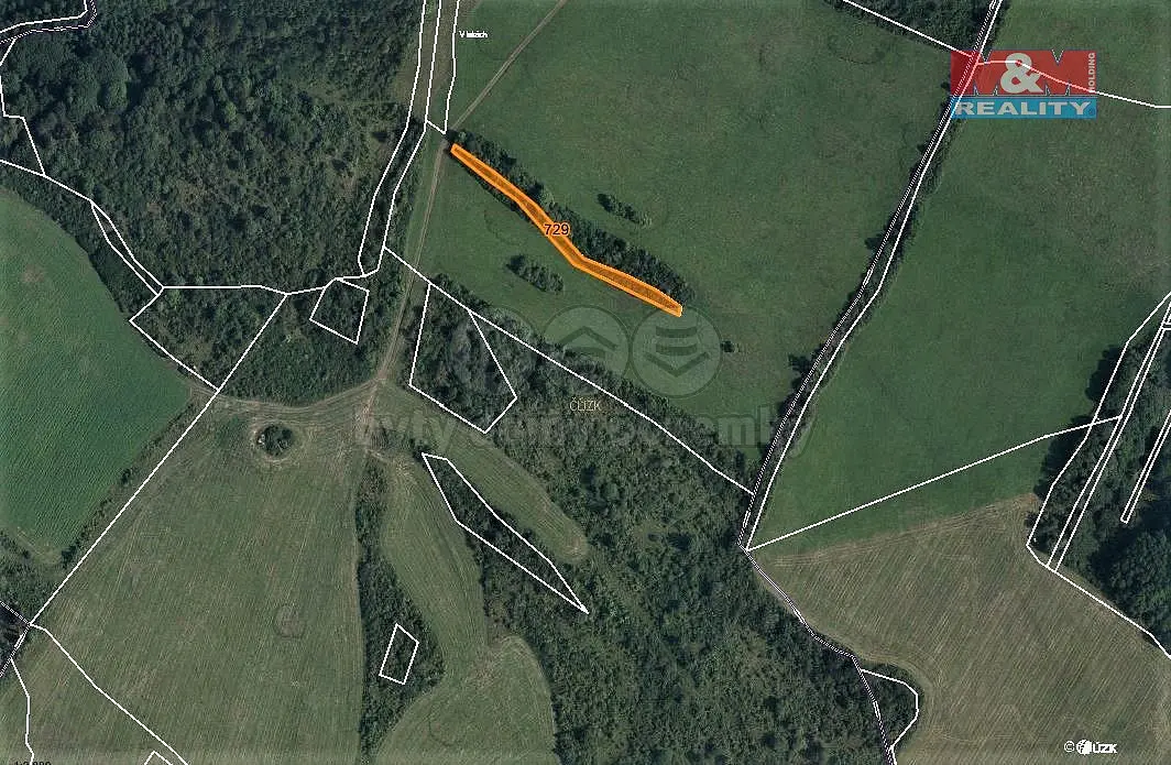 Prodej pozemku 385 m², Mašťov · okres Chomutov