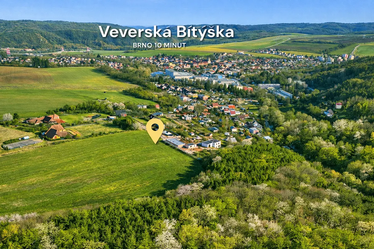 Prodej pozemku 6811 m², Veverská Bítýška · okres Brno-venkov