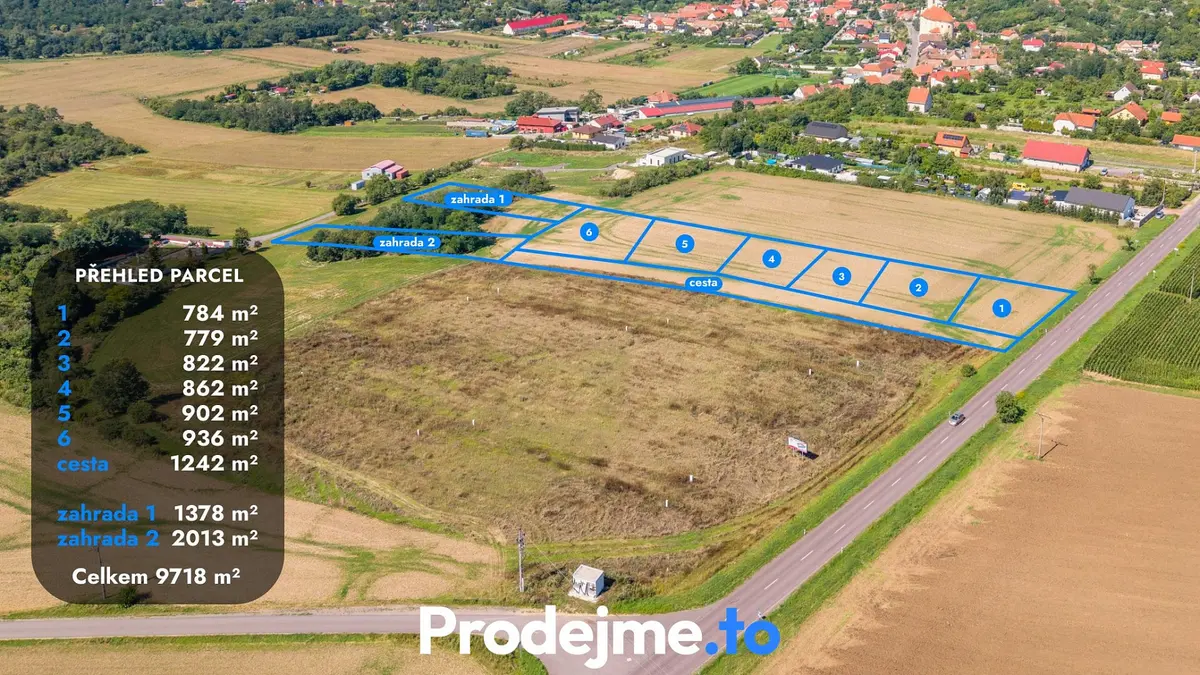 Prodej pozemku 9718 m², Dyje · okres Znojmo