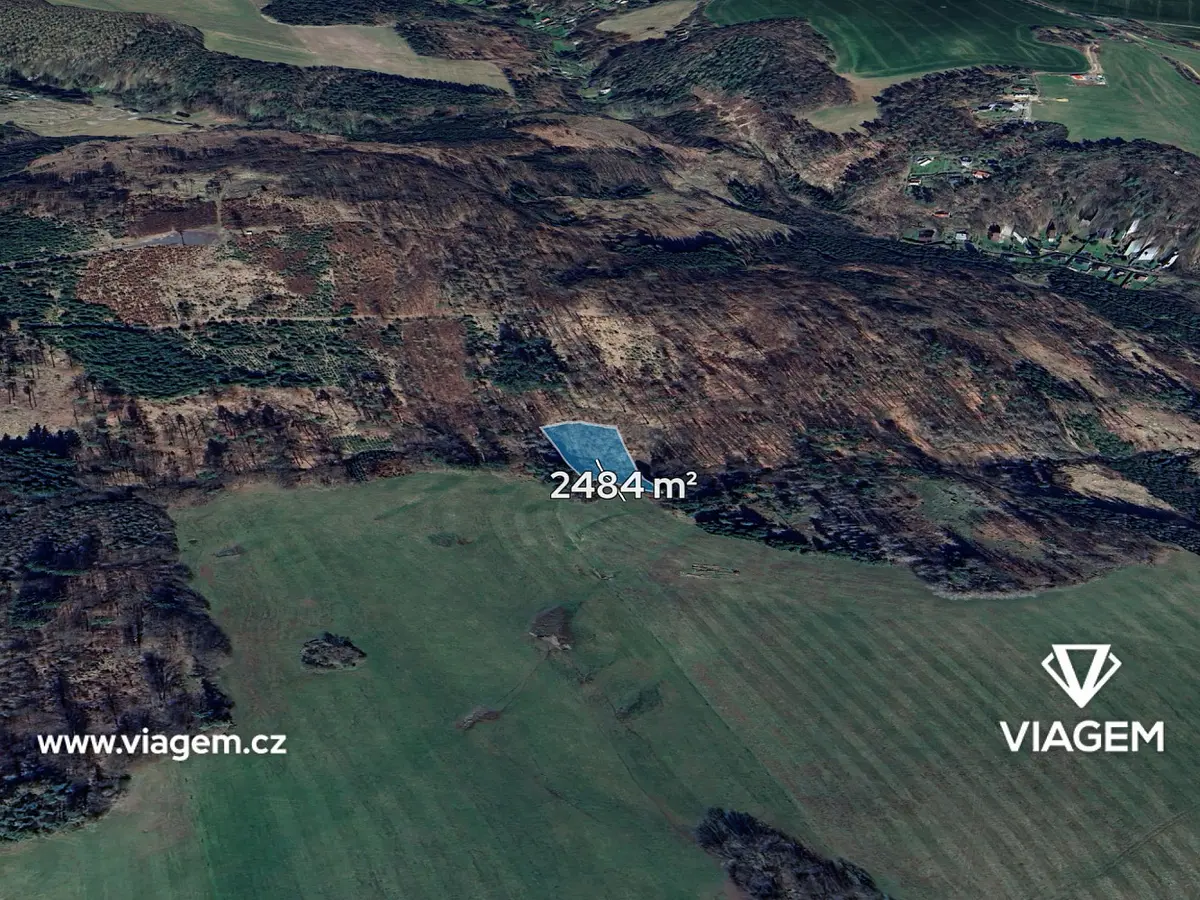Prodej pozemku 2484 m², Kostelní Střimelice · Stříbrná Skalice