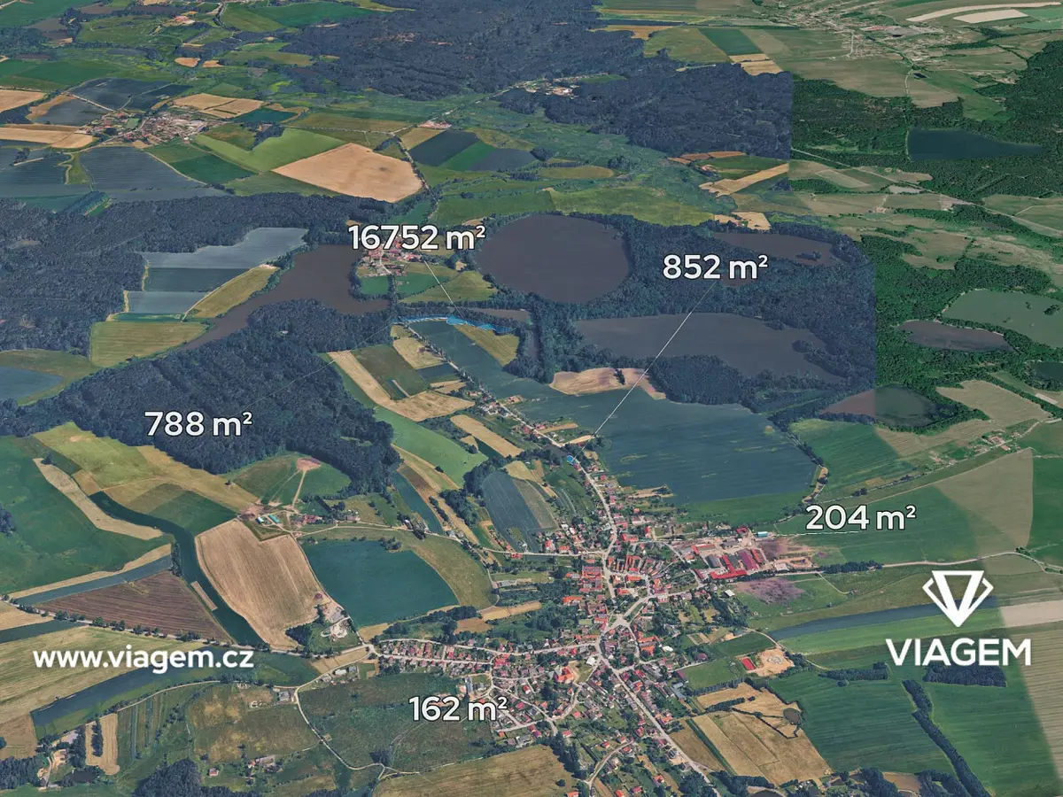 Prodej pozemku 1172 m², Olešnice · okres České Budějovice