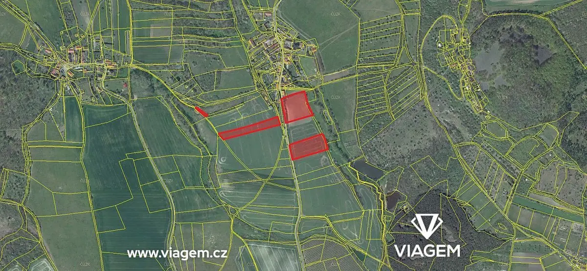 Prodej pozemku 2729 m², Třebívlice · okres Litoměřice