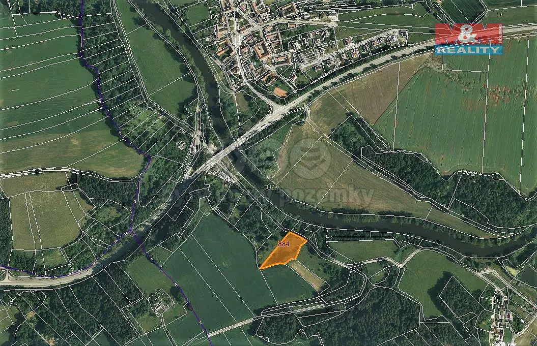 Prodej pozemku 696 m², Zlatá Koruna · okres Český Krumlov