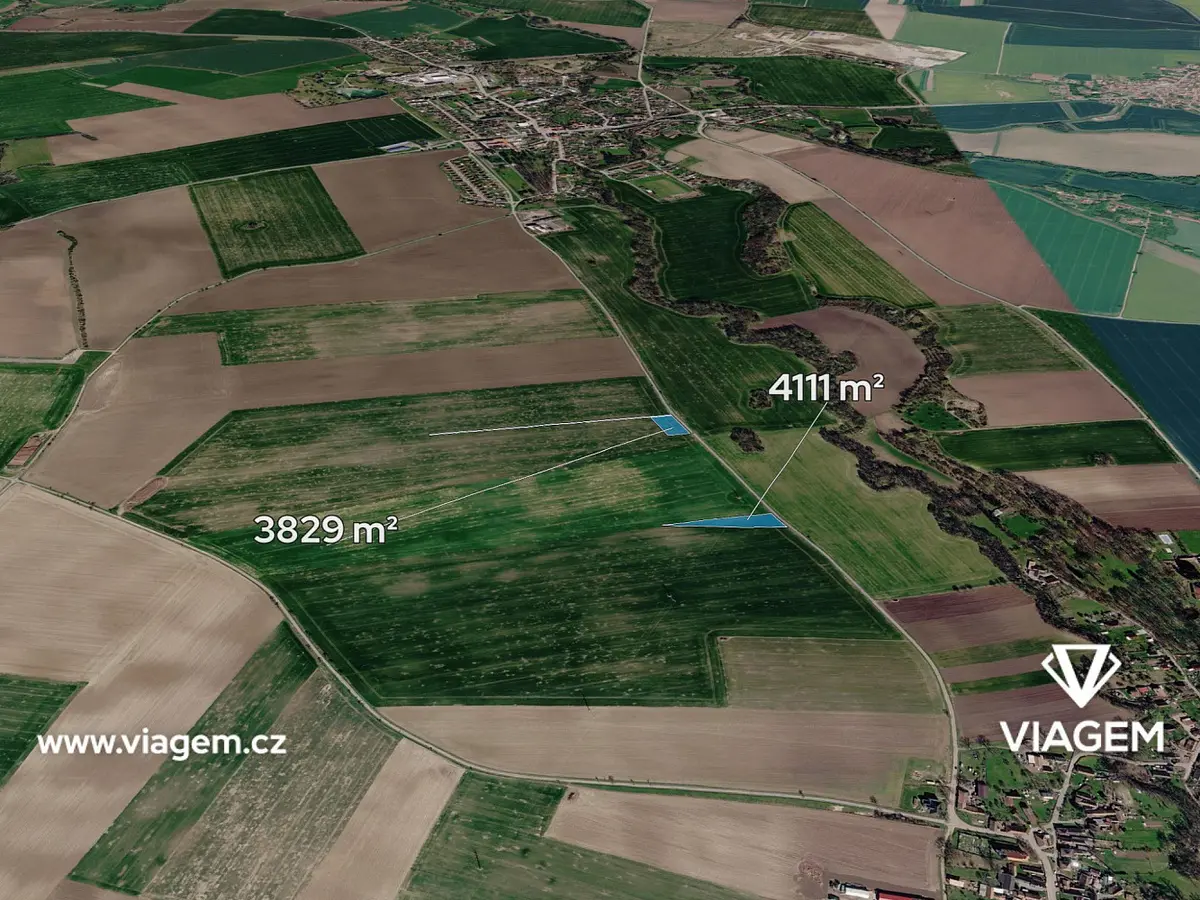 Prodej pozemku 3473 m², Trojovice · okres Chrudim