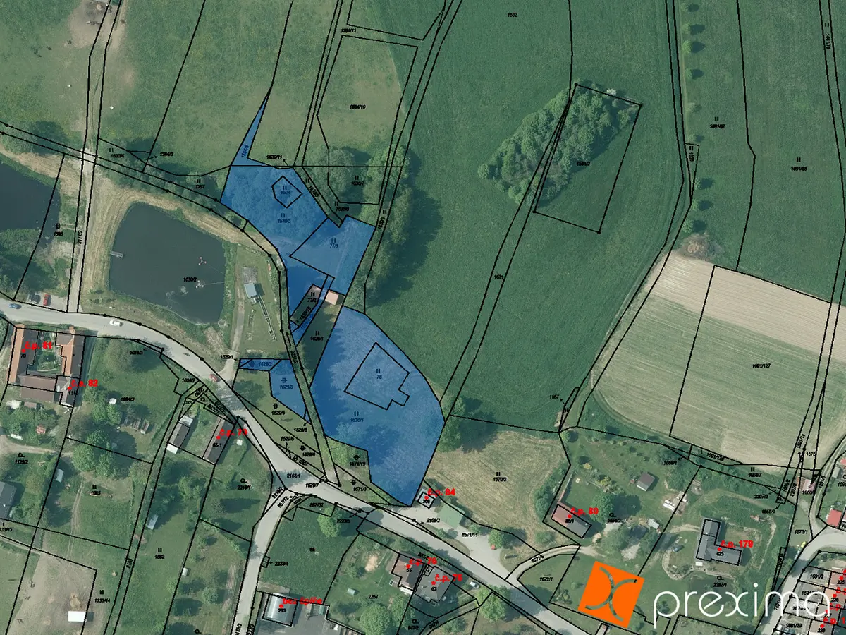 Prodej pozemku 271 m², Malonty · okres Český Krumlov