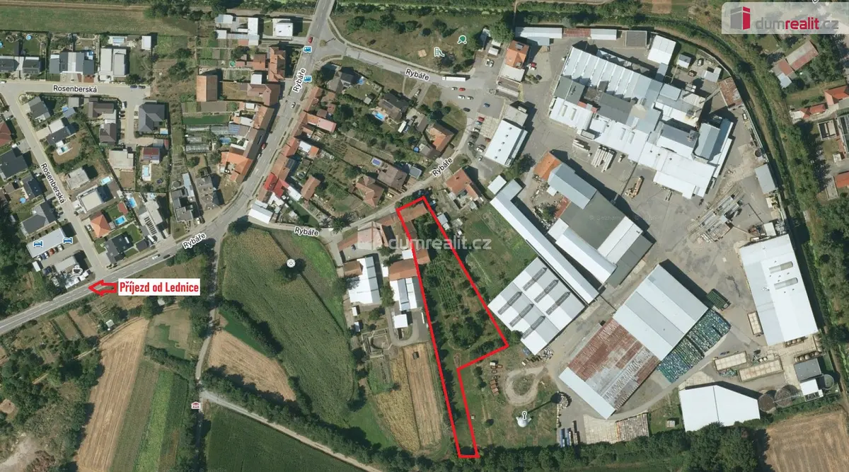 Prodej pozemku 108 m², Rybáře · Podivín