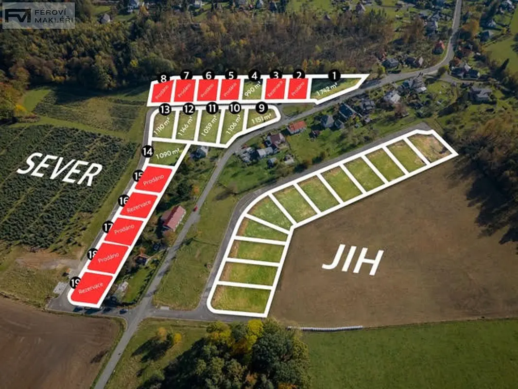 Prodej pozemku 742 m², Frýdek-Místek