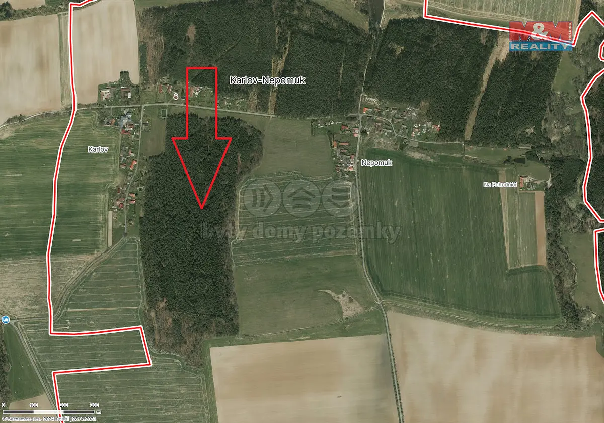 Prodej pozemku 5 m², Dražíč · okres České Budějovice