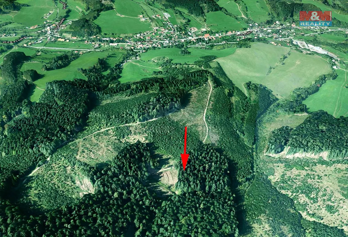 Prodej pozemku 226 m², Lhota u Vsetína · okres Vsetín