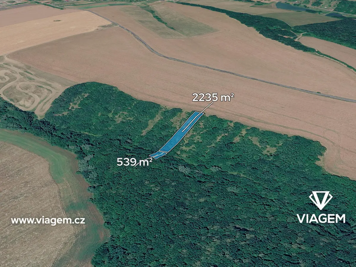 Prodej pozemku 1190 m², Prakšice · okres Uherské Hradiště