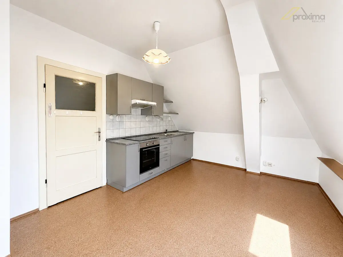 Pronájem bytu 1+kk 22 m², Nové domovy · Kaplice