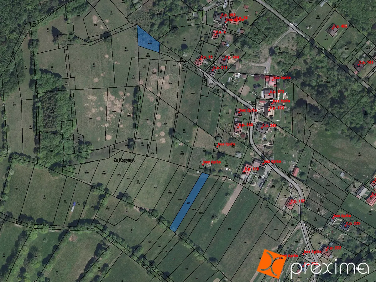 Prodej pozemku 408 m², Milíkov · okres Frýdek-Místek