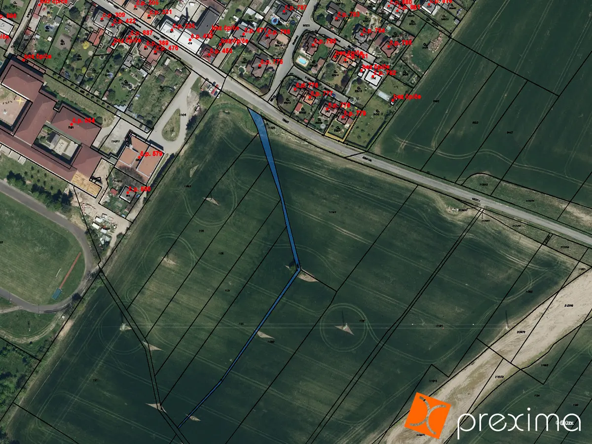 Prodej pozemku 55 m², Sezemice · okres Pardubice