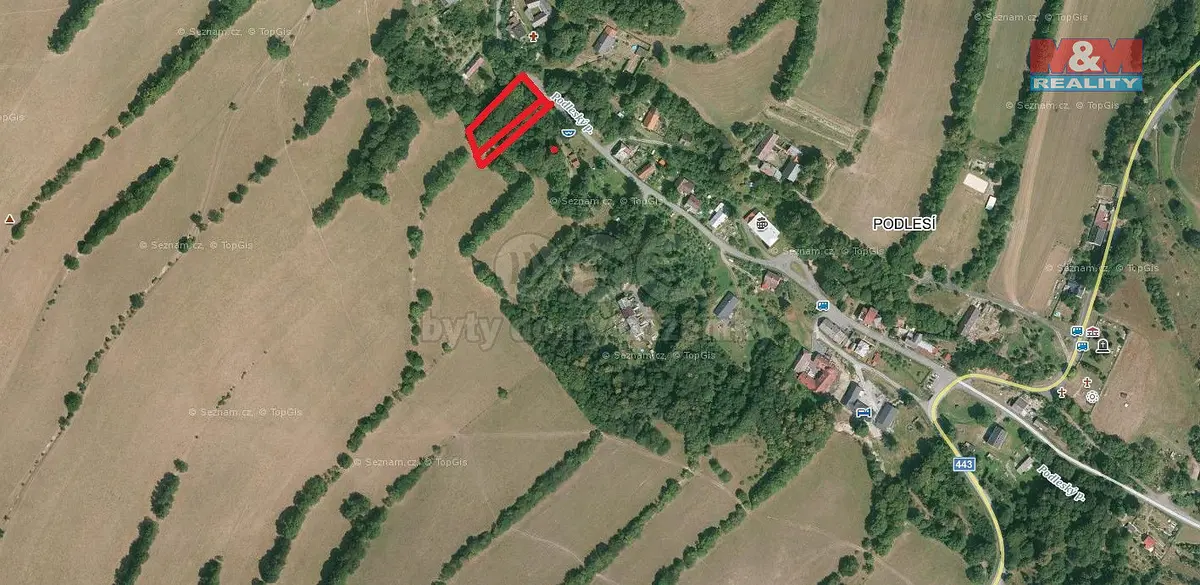 Prodej pozemku 220 m², Budišov nad Budišovkou - Podlesí · okres Opava