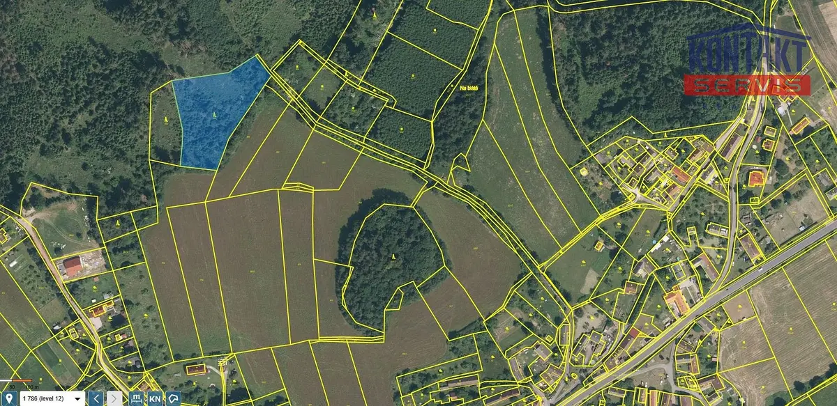 Prodej pozemku 6402 m², Oselce