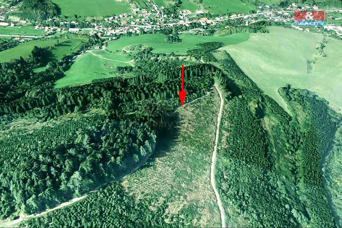 Prodej pozemku 445 m², Lhota u Vsetína · okres Vsetín