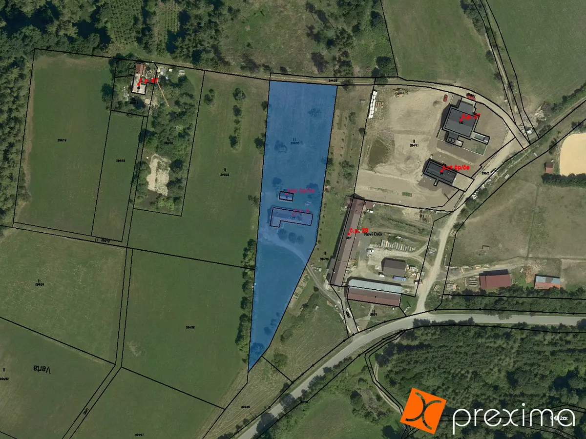 Prodej pozemku 346 m², Sejřek · okres Žďár nad Sázavou