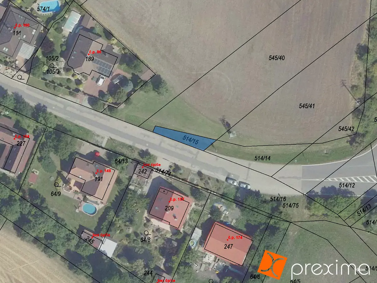 Prodej pozemku 25 m², Bříství · okres Nymburk