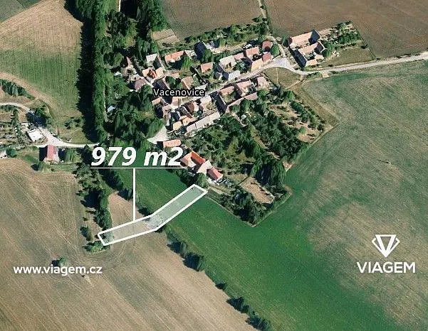Prodej pozemku 979 m², Vacenovice · Jaroměřice nad Rokytnou