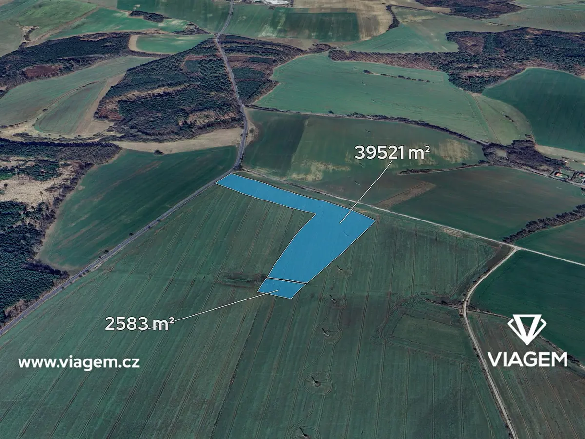 Prodej pozemku 13894 m², Prusice · okres Praha-východ