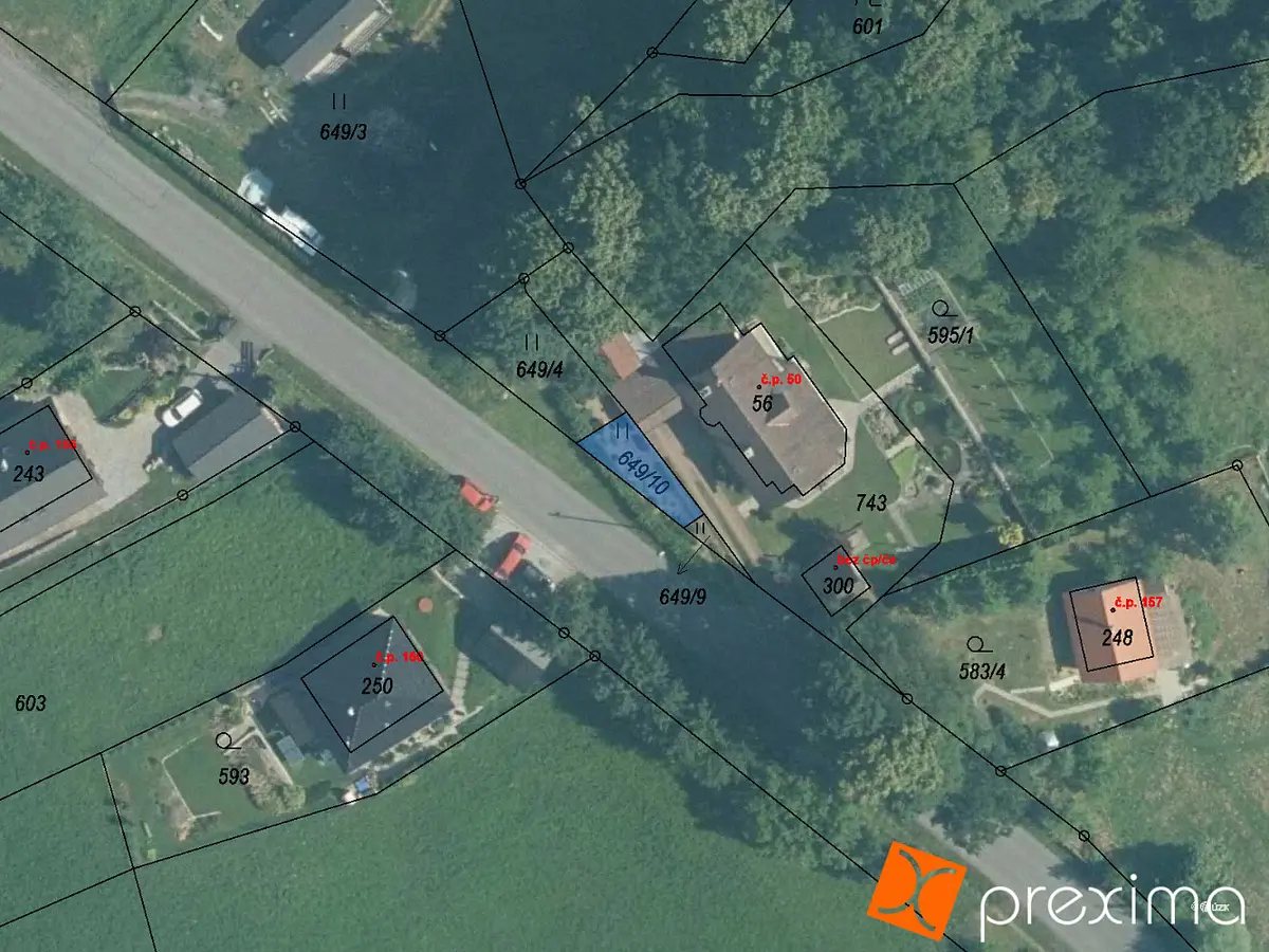 Prodej pozemku 55 m², Juřinka · Valašské Meziříčí