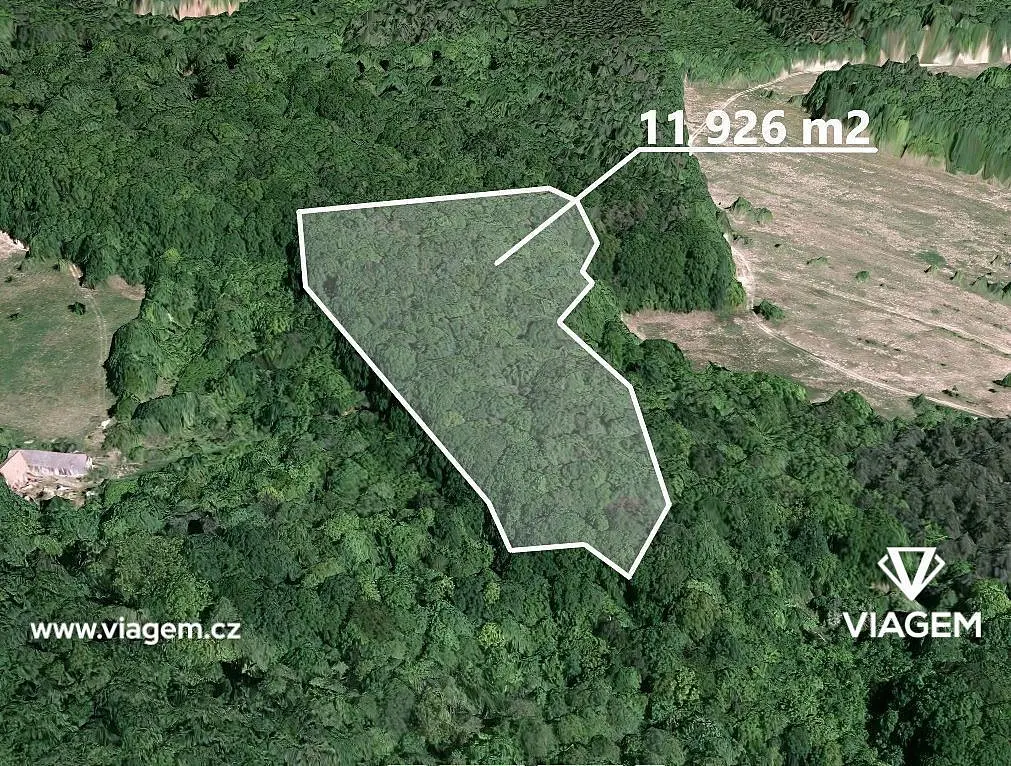 Prodej pozemku 2115 m², Košíky · okres Uherské Hradiště
