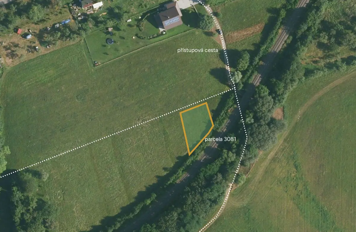 Prodej pozemku 428 m², Příkazy u Osíčka · Osíčko