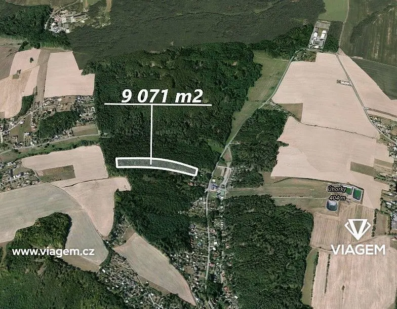 Prodej pozemku 9071 m², Horní Lhota